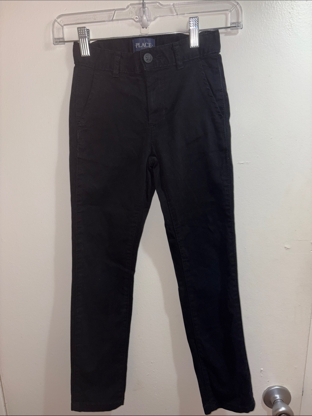 The Children's Place Black Straight-Leg Chinos